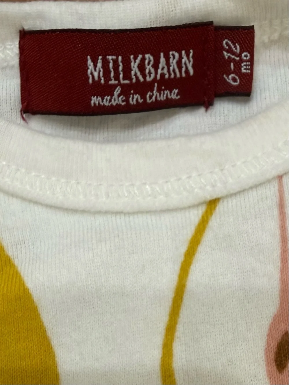 Milkbarn Pear Fruit Long and Short Sleeve Bodysuits NWOT Baby Size 6-12 Months